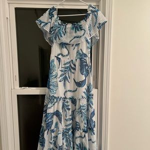 Lily Pulitzer eyelet maxi dress